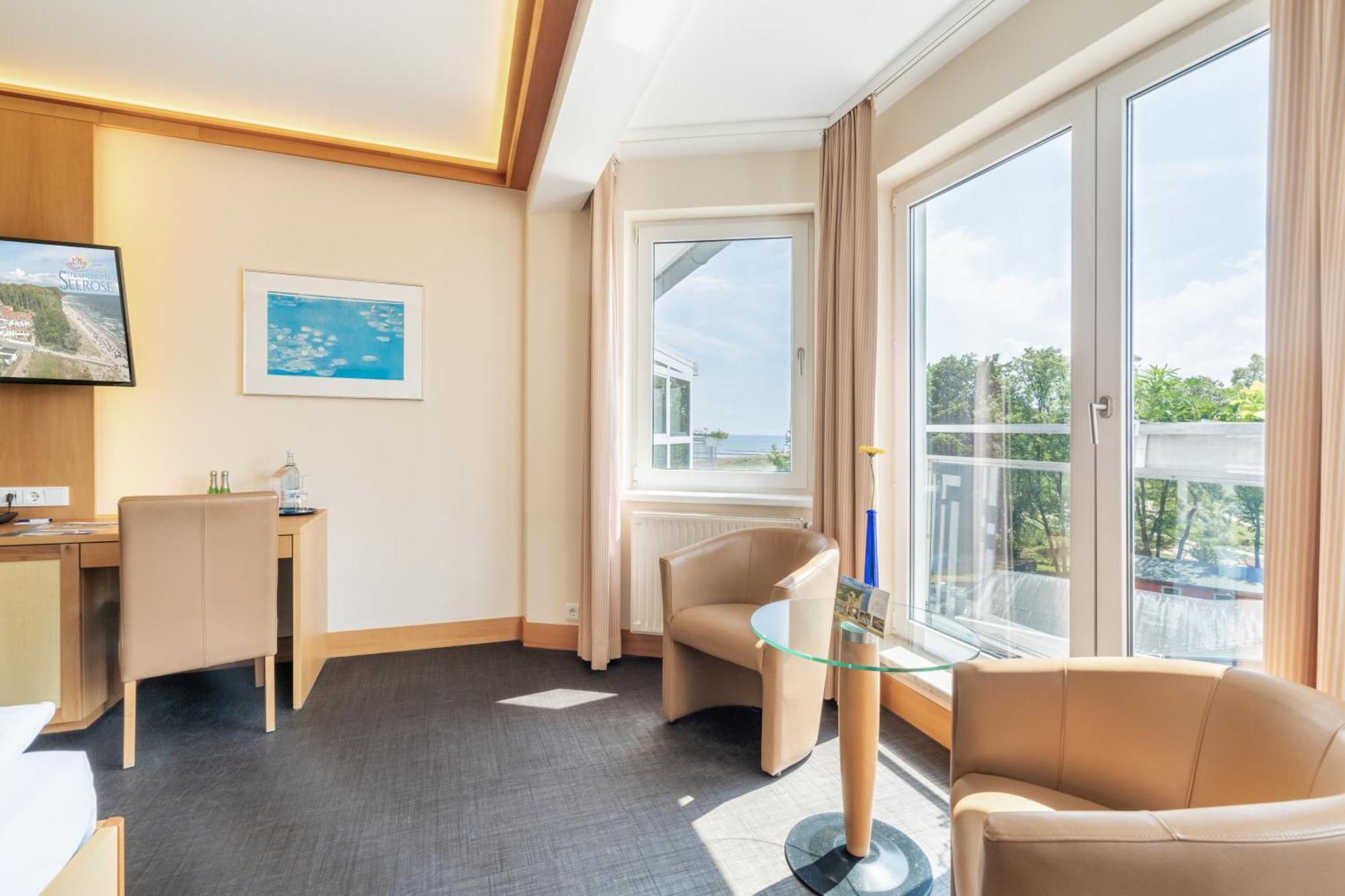 Strandhotel Seerose Kölpinsee Dış mekan fotoğraf